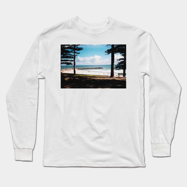 Beach Trip in Perth, Australia Long Sleeve T-Shirt by Tess Salazar Espinoza